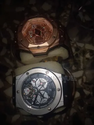 Hublot Watch 2 Used (Black and Brown)