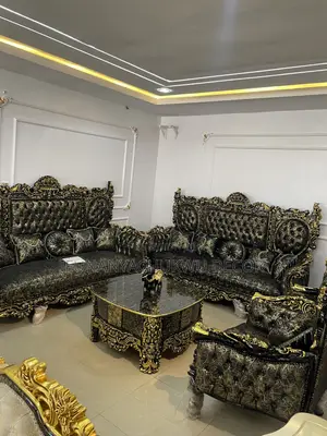 Egyptian Royal Sofa (Black)