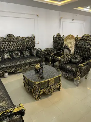 Egyptian Royal Sofa (Black)