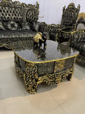 Egyptian Royal Sofa (Black)