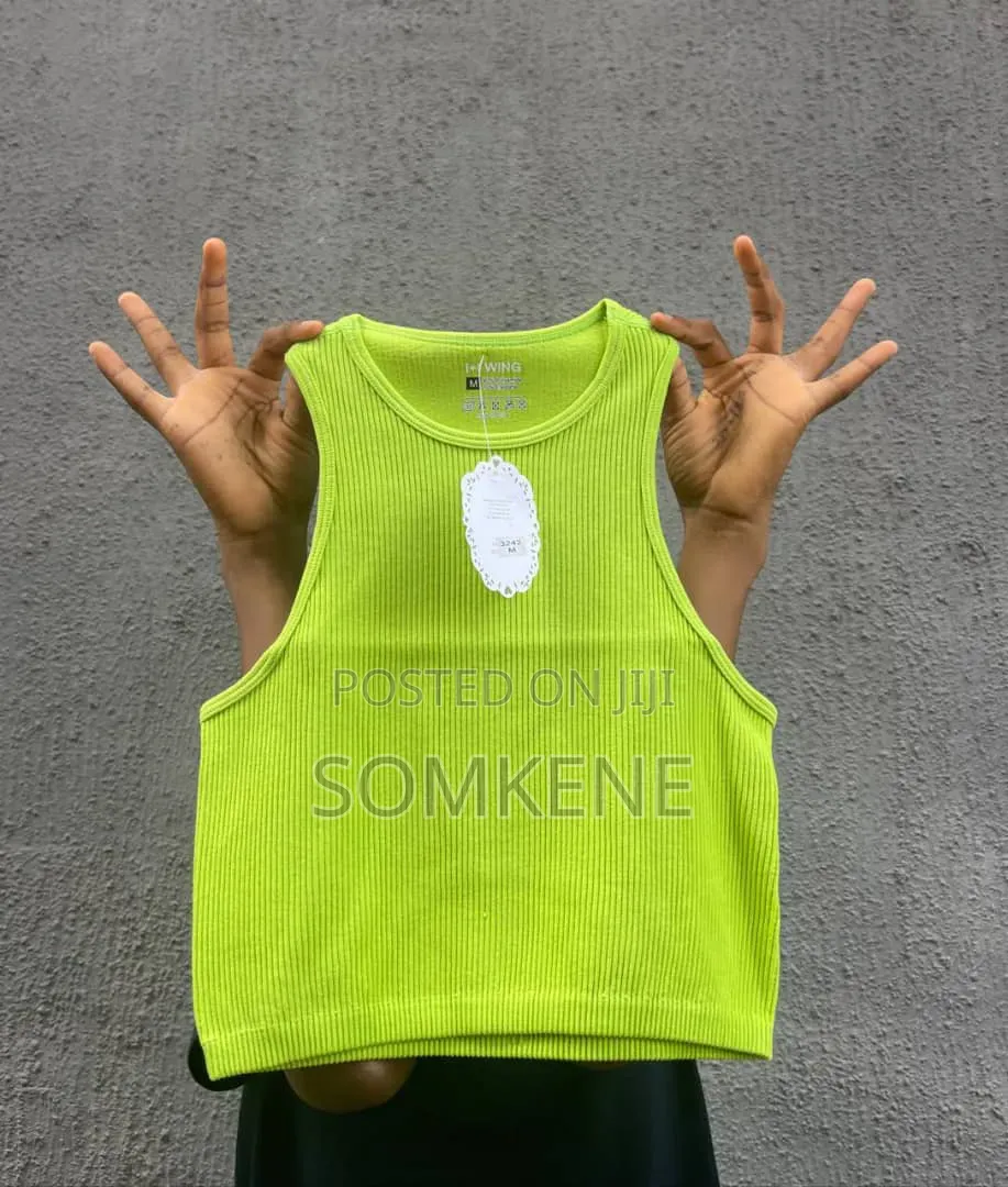 Ladies Plain Basic Top-New Quality Cotton Crop Top
