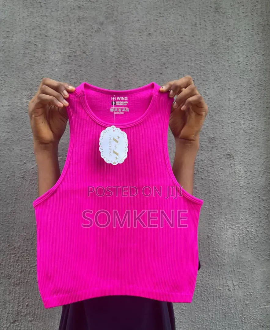 Ladies Plain Basic Top-New Quality Cotton Crop Top