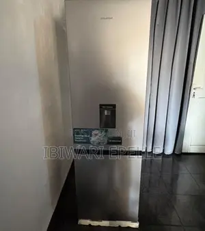 Clean 1-Year-Old Hisense Bottom Freezer Fridge With Water Dispenser