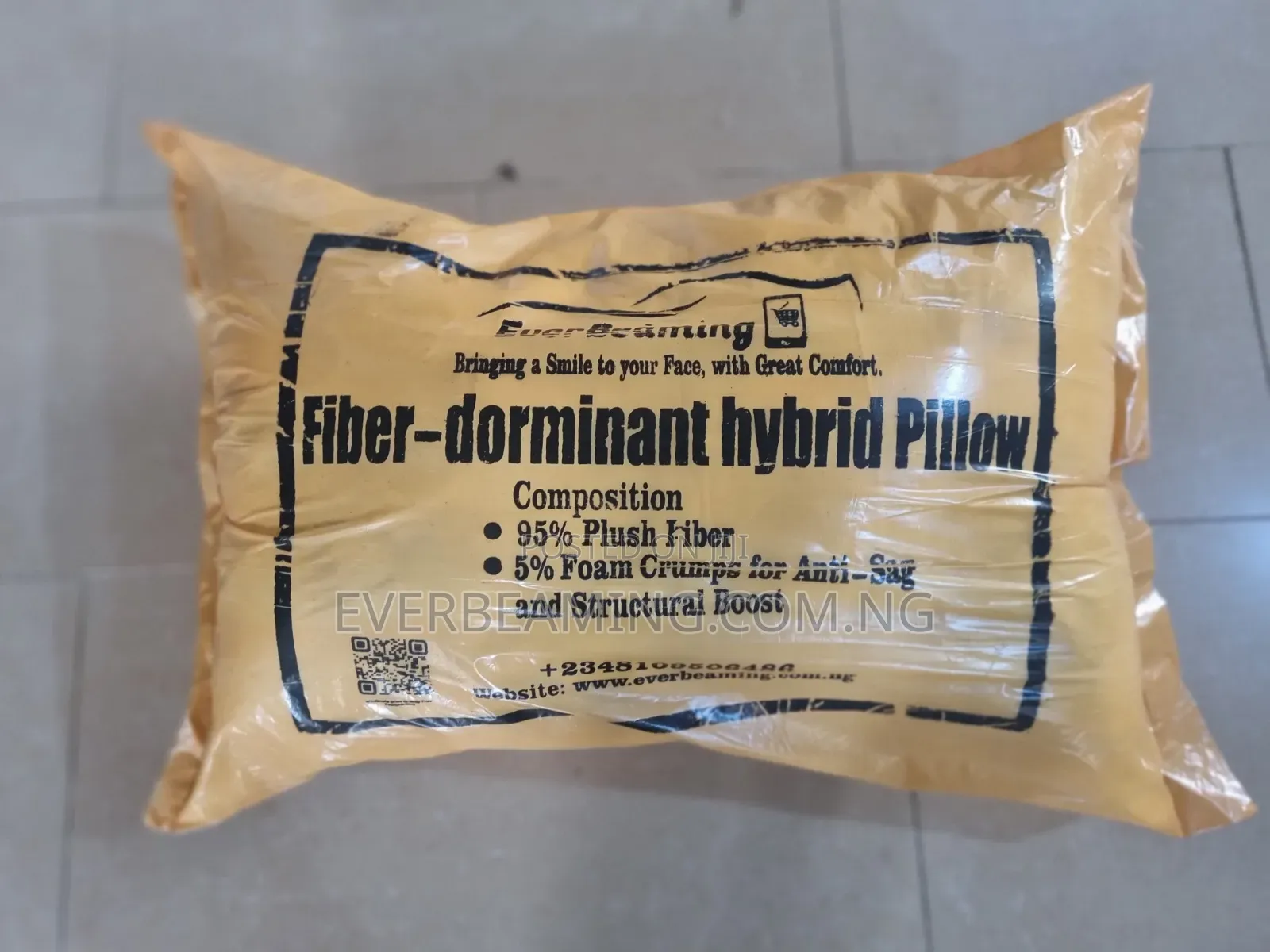 Fiber Dominant Hybrid Pillow 1pcs