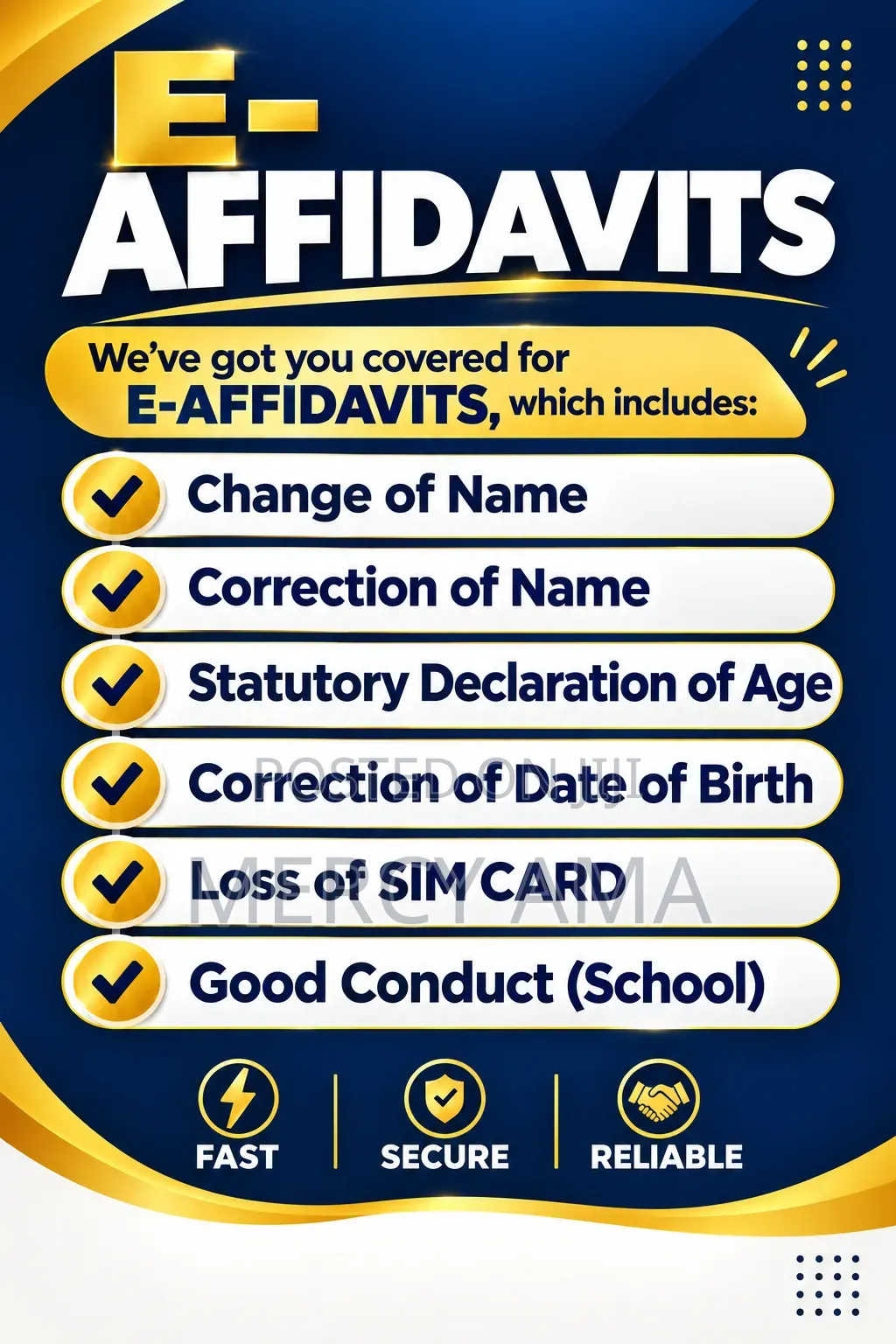 E-Affidavits