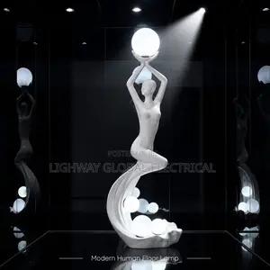 Hotel, Luxury Home Humonoid Sculpture Designer Statue Lamp