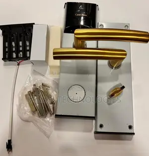 M1 Card Hotel Door Lock - Gold