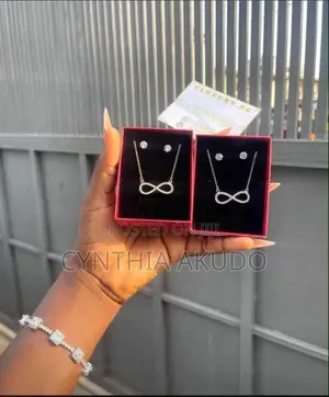 Infinite Necklace and Earring.