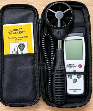 Smart Sensor AS836 Digital Anemometer – Wind Speed Temperature Meter