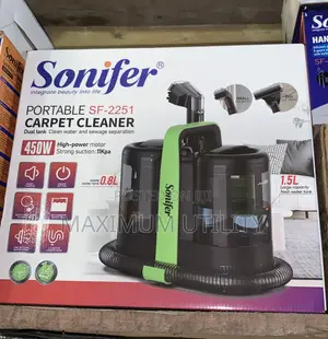 Sonifer Portable 450 Watts 1.5 Liters Carpet Cleaner