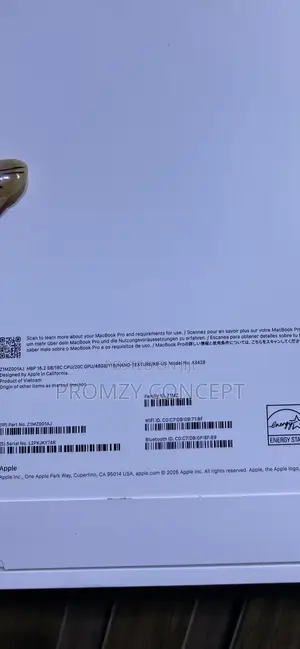 New Laptop Apple MacBook Pro 2026 M5 Pro 48GB Apple M5 Pro SSD 1T