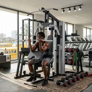 3 Station Gym Machine With Leg Press Multi Station