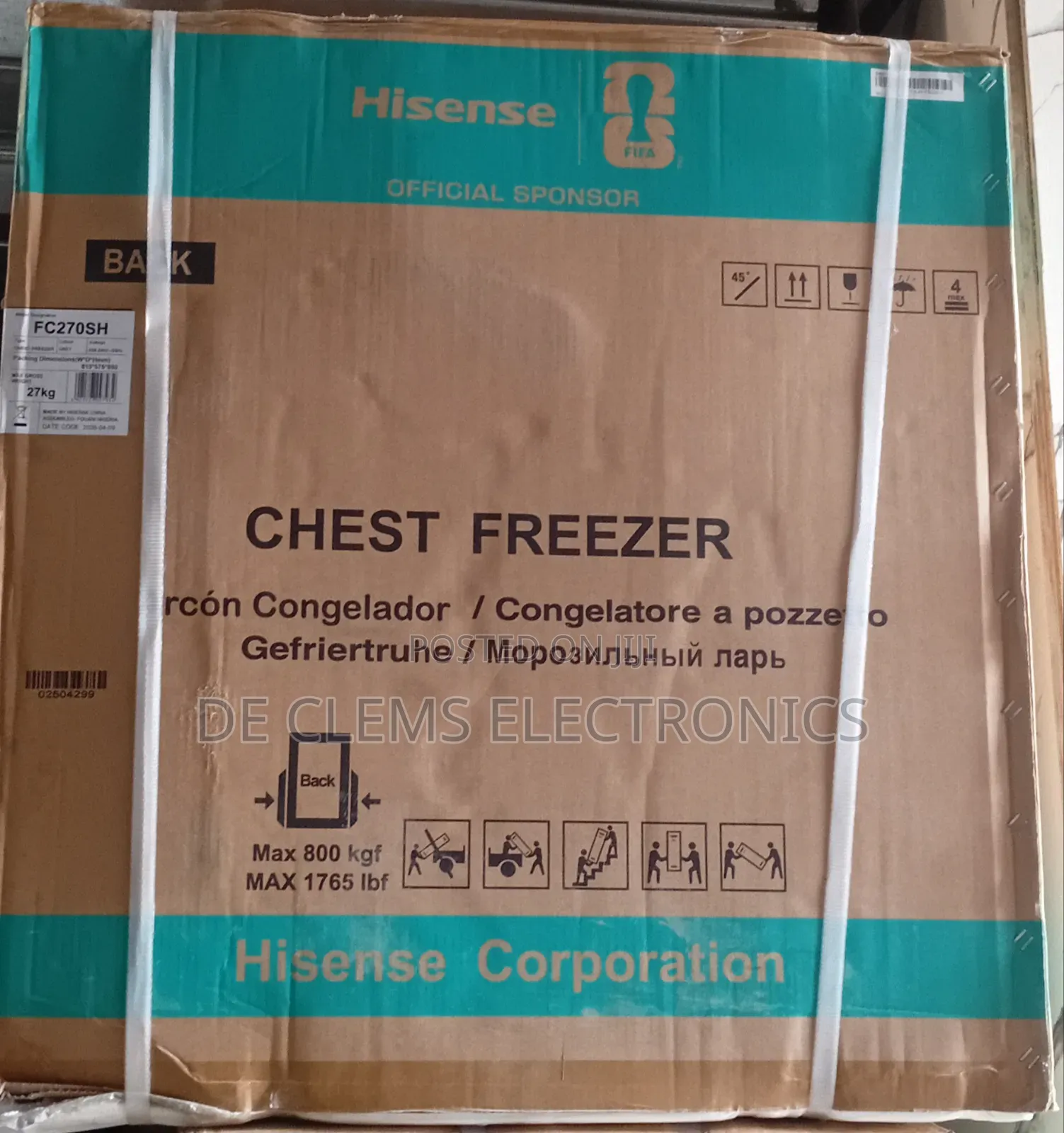 Hisense 270model Chest Frezzer