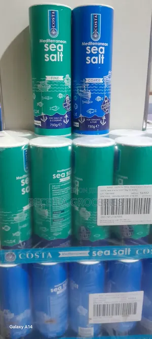 Mediterranean Sea Salt Fine and Coarse 750g × 10
