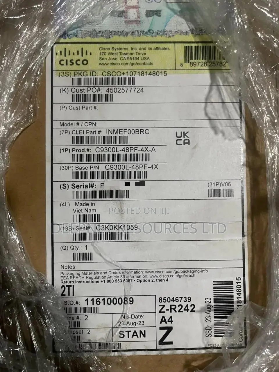 Cisco 9300l 48fp 4x A