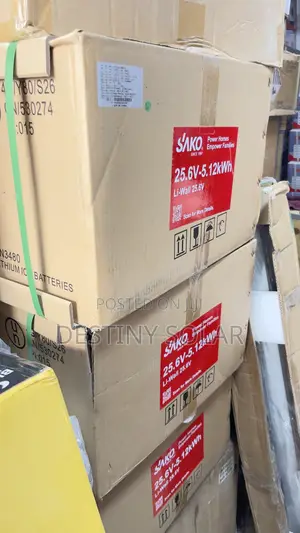 5.12kwh Sako Lithium Ion Battery 24volts System Very Strong Battery