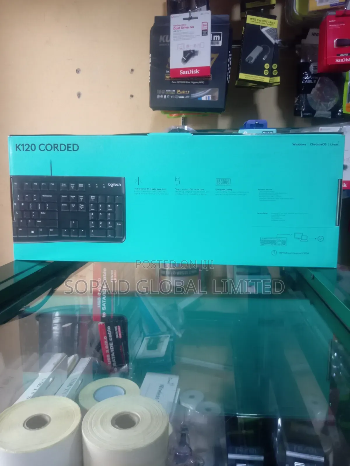 Logitech Corded Keyboard