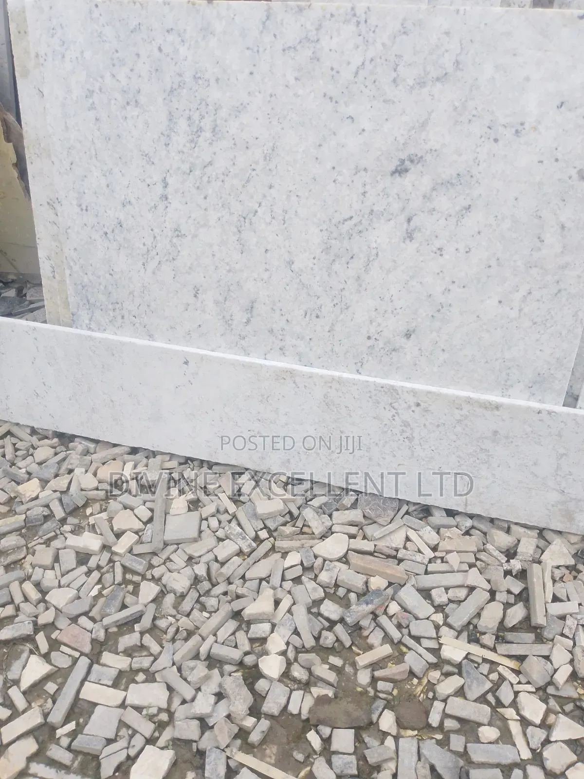 White Carrera Styled Marble