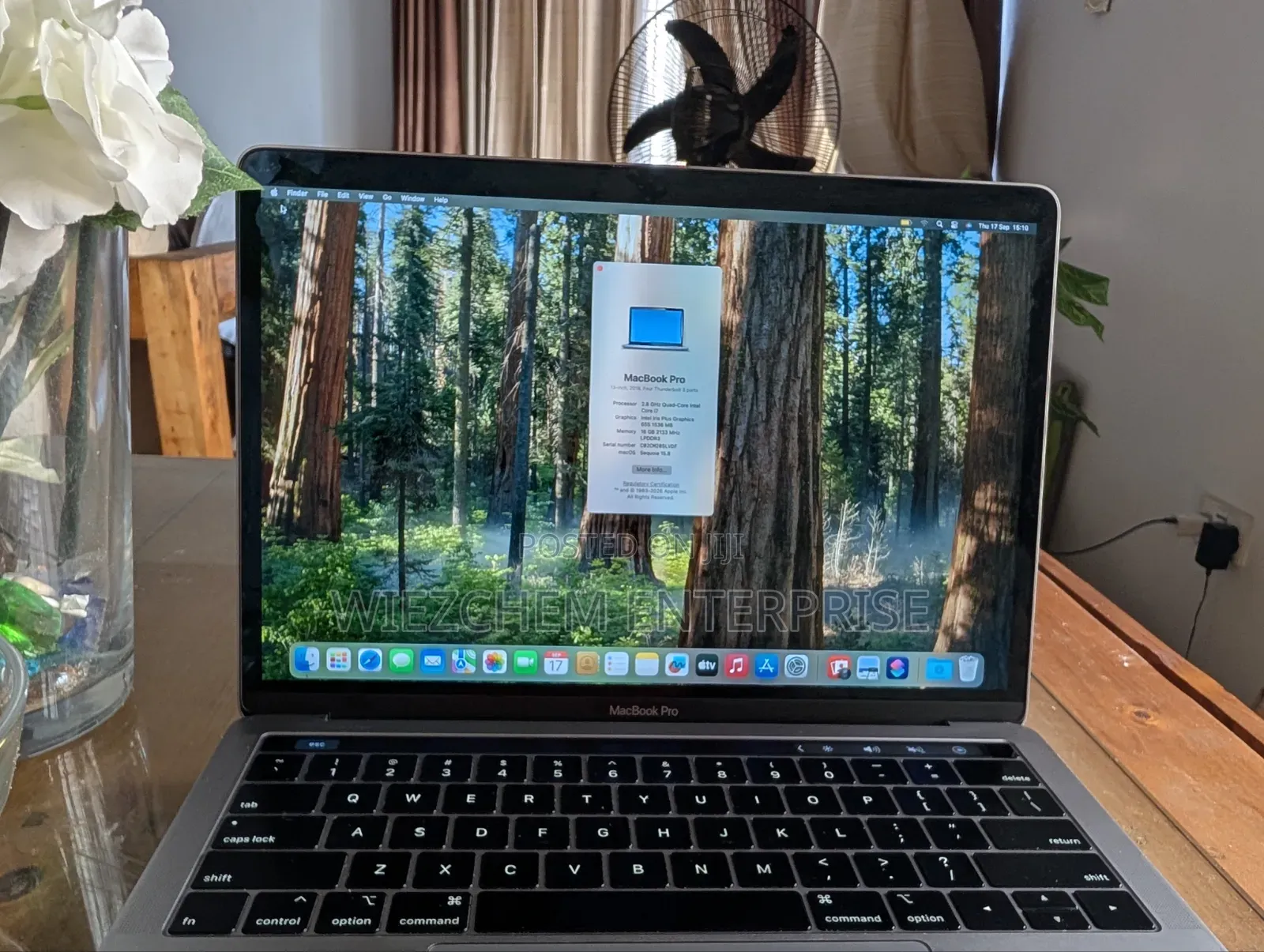 Laptop Apple MacBook Pro 2019 16GB Intel Core i7 SSD 1T