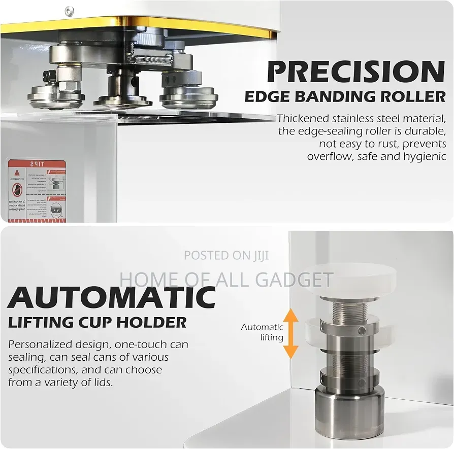 Automatic Sealing Machine for Plastic and Glass Cans, Diameter