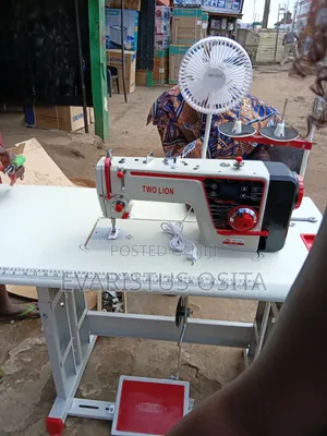Two Lion Direct Drive Sewing Machine With Fan