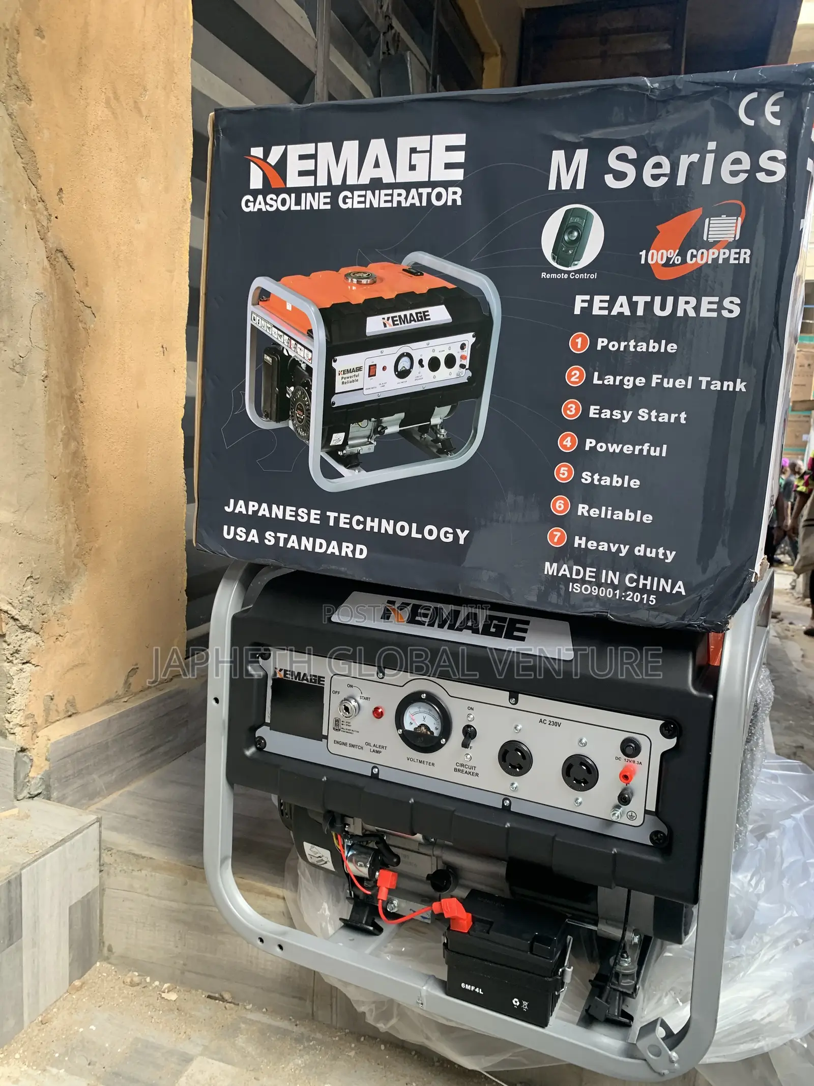 KEMAGE Generator Model 5800E2 Remote Control