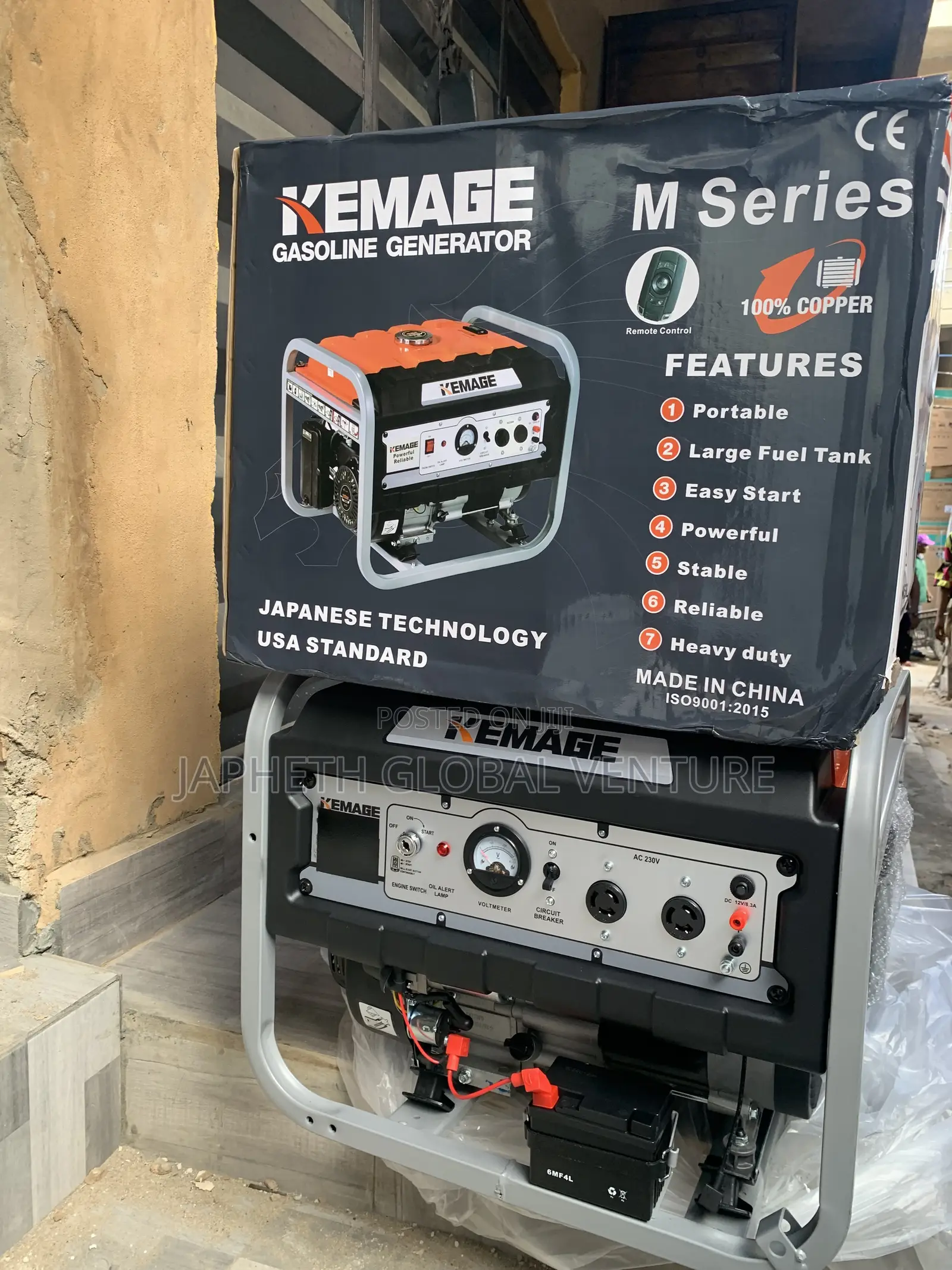 KEMAGE Generator Model 5800E2 Remote Control