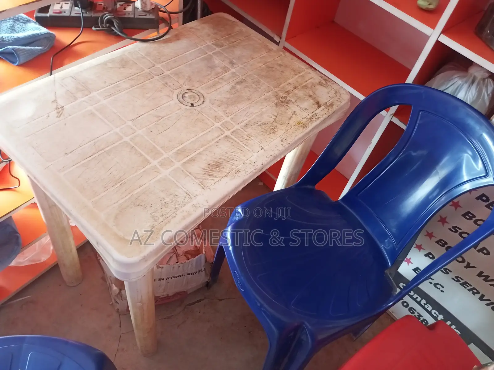 Plastic Table and Chair