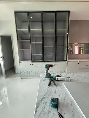 Luxury Glass Custom Cabinetry