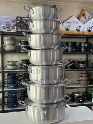7pcs Thick Stainless Pot