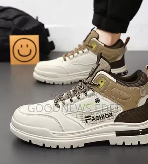 Men's Classic High Top Sneakers Thick Sole