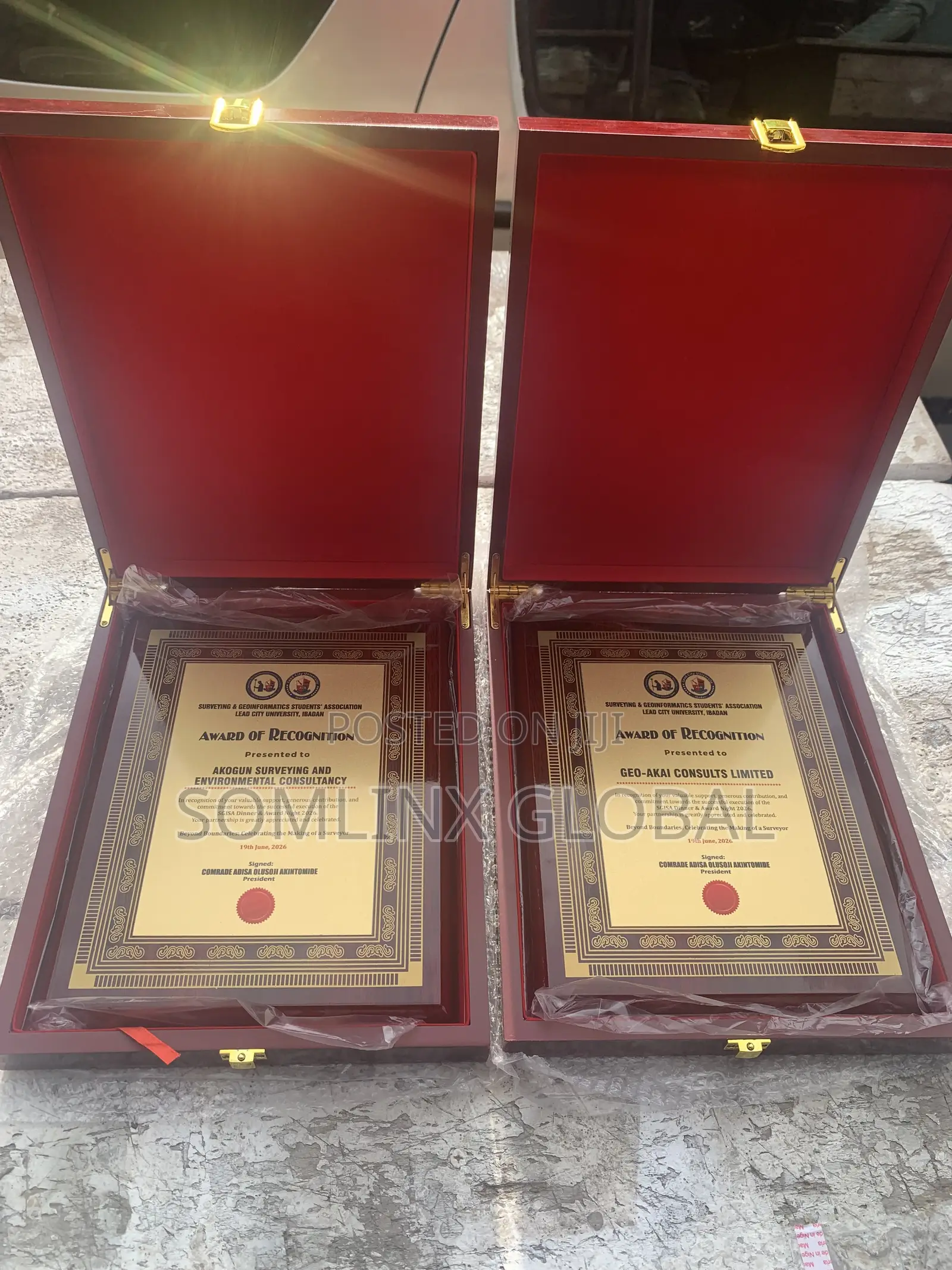Box Wooden Plaque Xl