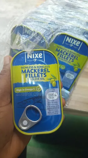 Nixe Skinless Boneless Mackerel Fillets in Olive Oil Set of 20 PCS