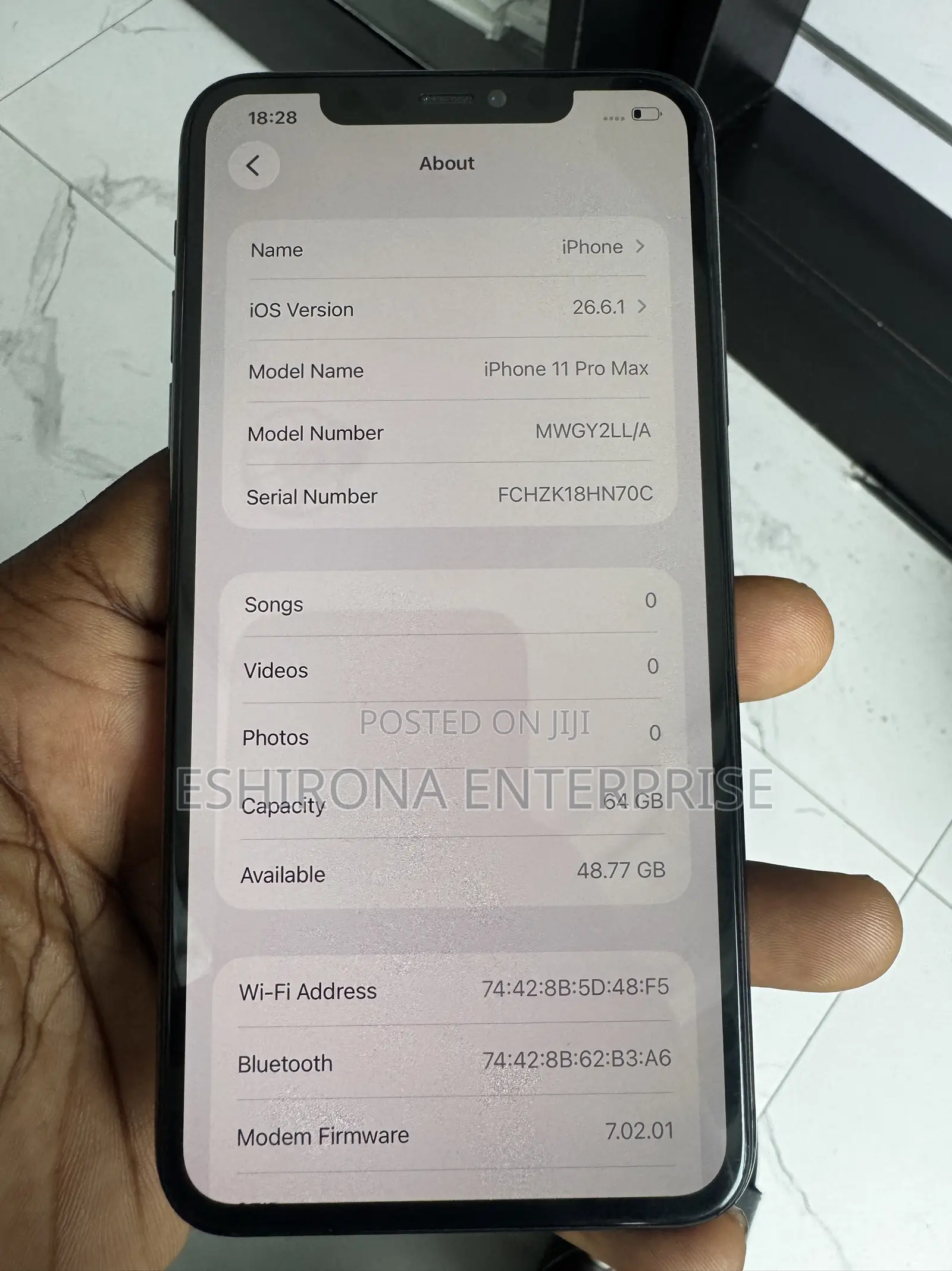 Apple iPhone 11 Pro Max 64 GB Graphite