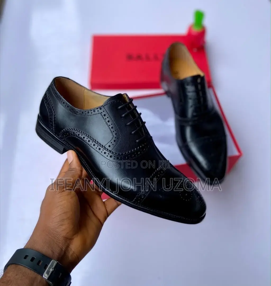 Bally Standard Leather Black Shoe