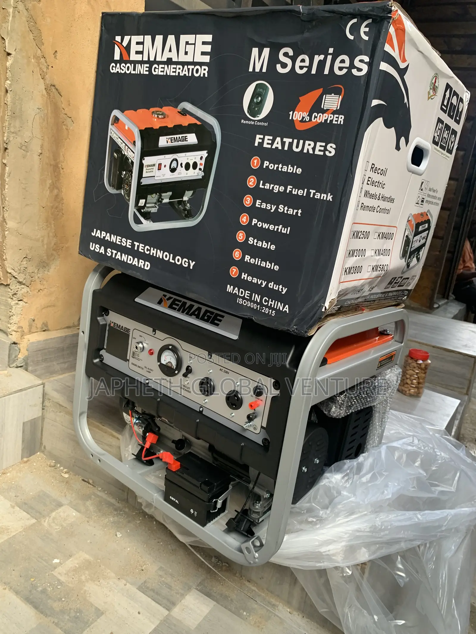 KEMAGE Generator Model 5800E2 Remote Control