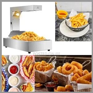Commercial Stainless Steel French Fry and Fried Food Warmer/Heat Lamp