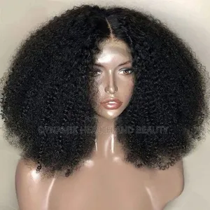 Afro Kinky Wholesale Luxury WigsHuman Hair Lace Front Closure Wigs
