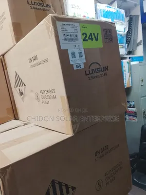 2.56kwh 24v Luxsun Lithium Ion Battery