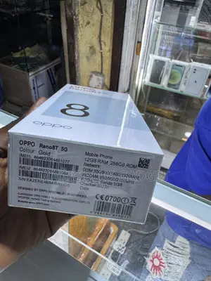 New Oppo Reno8 T 5G 256 GB Gold