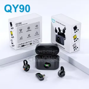  Qy90 Wireless Lavalier Microphone 
If You’re Recording Video