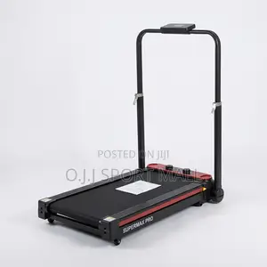 Foldable Platform Treadmill for Home Fitness