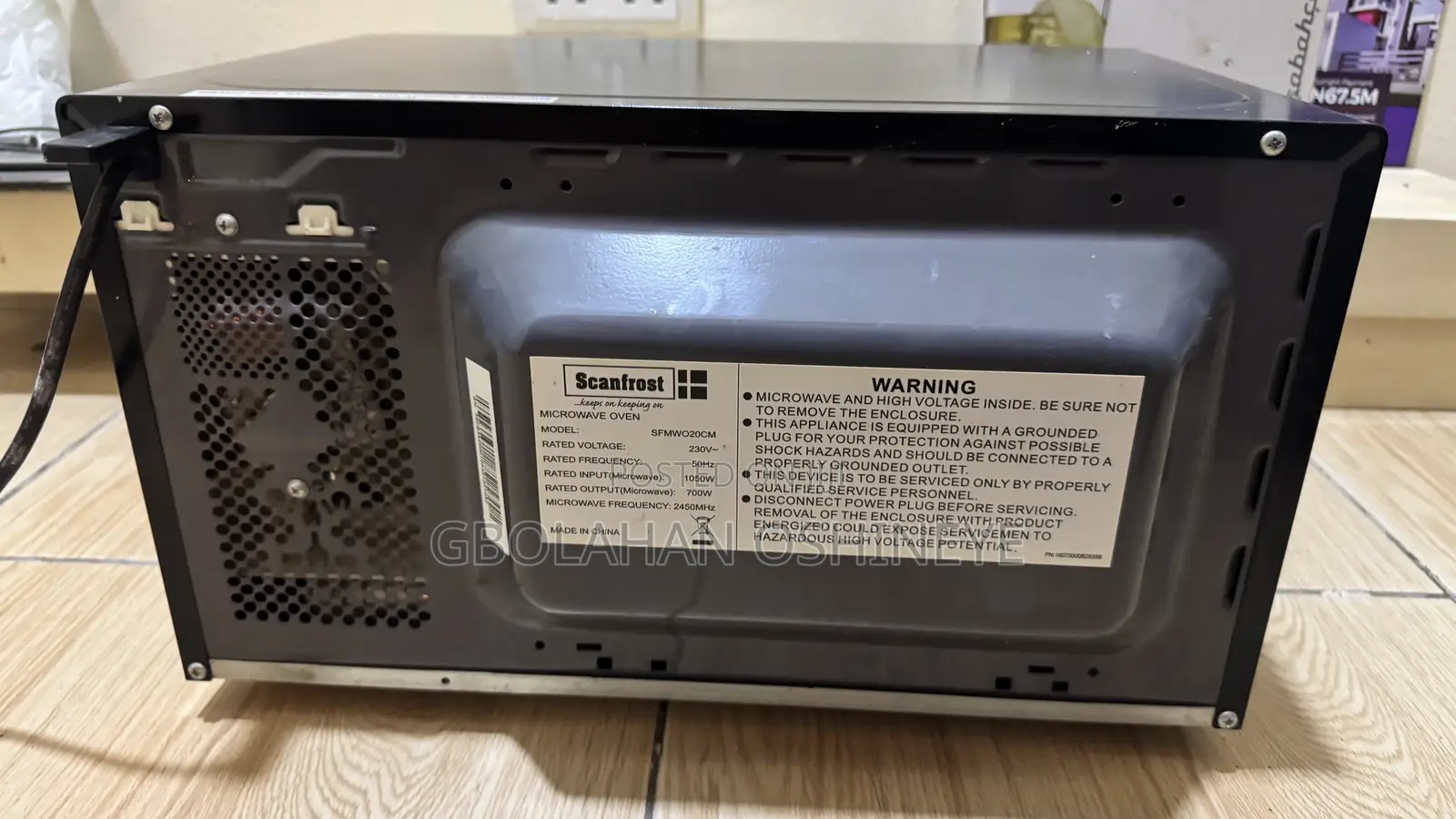 Scanfrost Microwave
