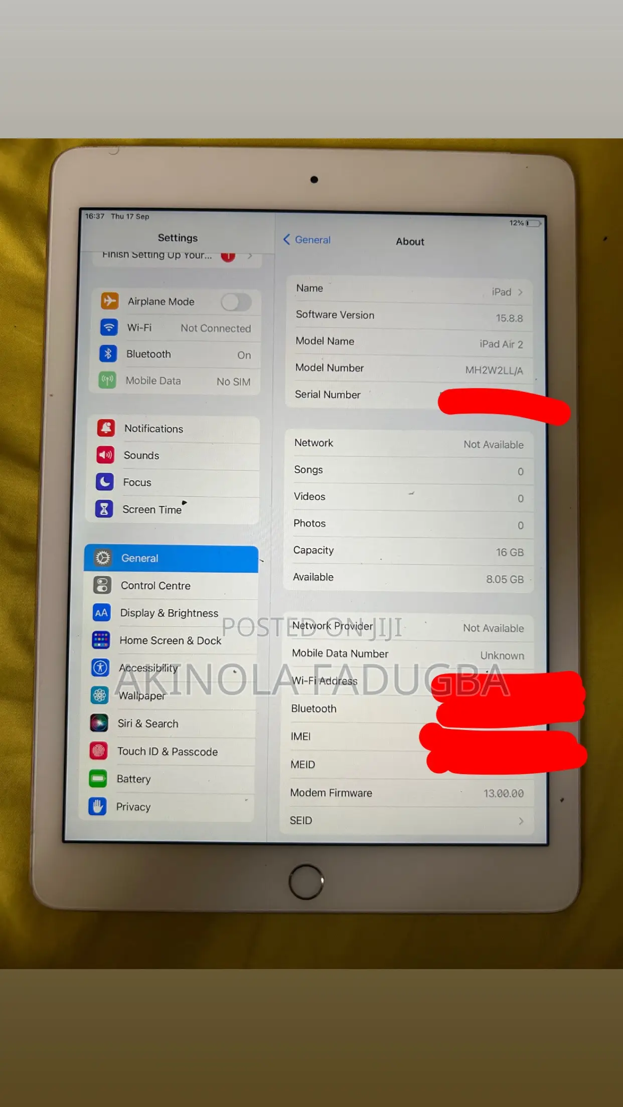Apple iPad Air 2 16 GB