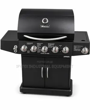 Outdoor Gas BBQ Grill With Side Burner