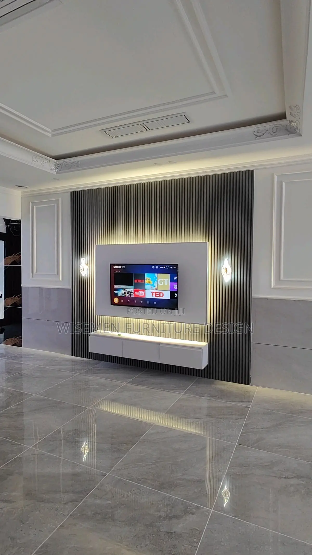 Portable and Matured TV Console