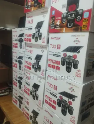 3 Lens Solar PTZ Camera