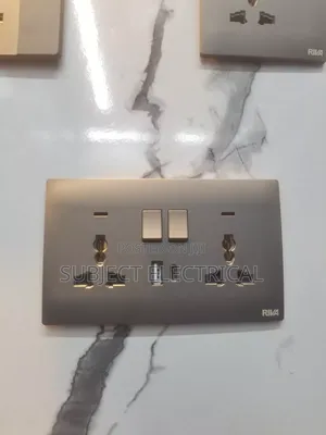 13A Double Socket With Switch – White