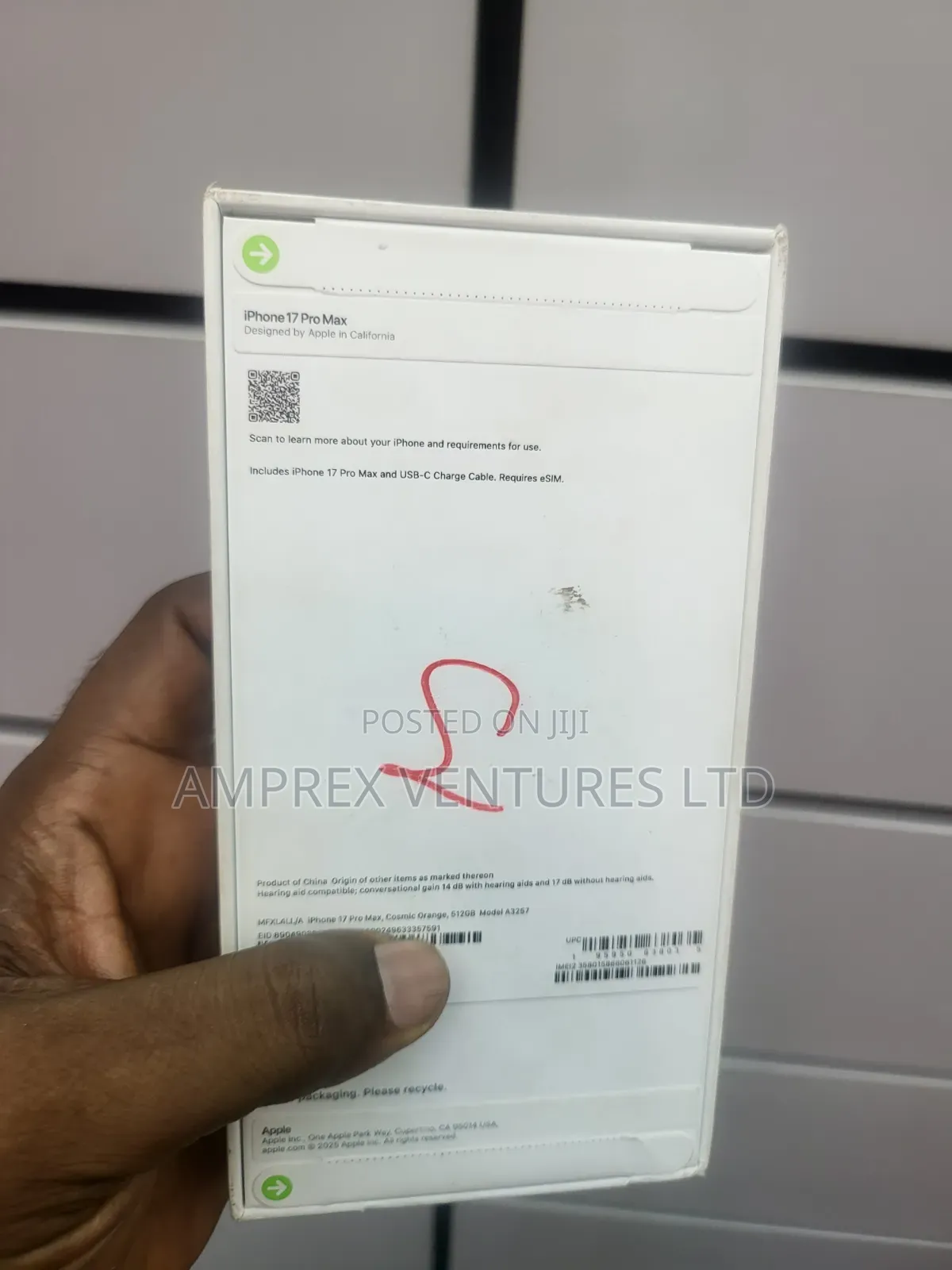 Apple iPhone 17 Pro Max 1 TB Orange