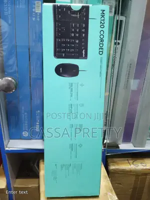 Logitech MK120 Corded Keyboard Combo